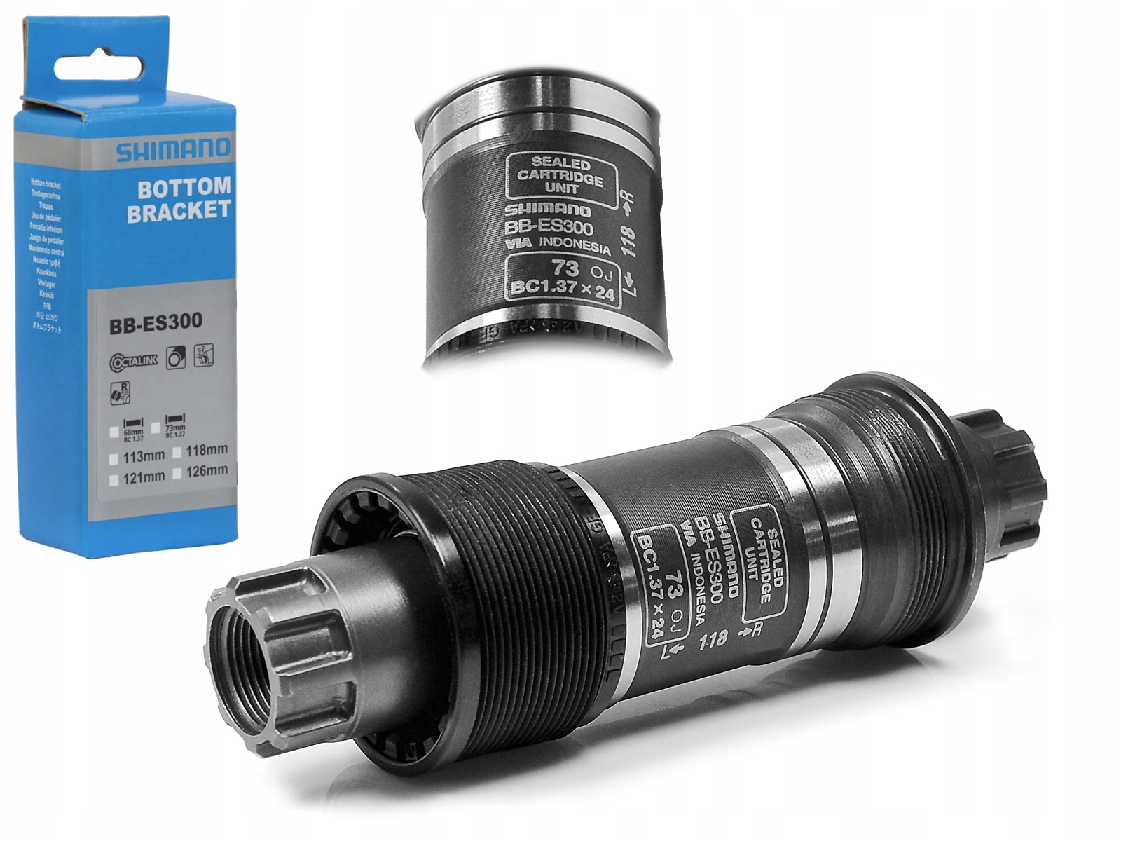 Keskjooks Shimano BB-ES300 73/121mm