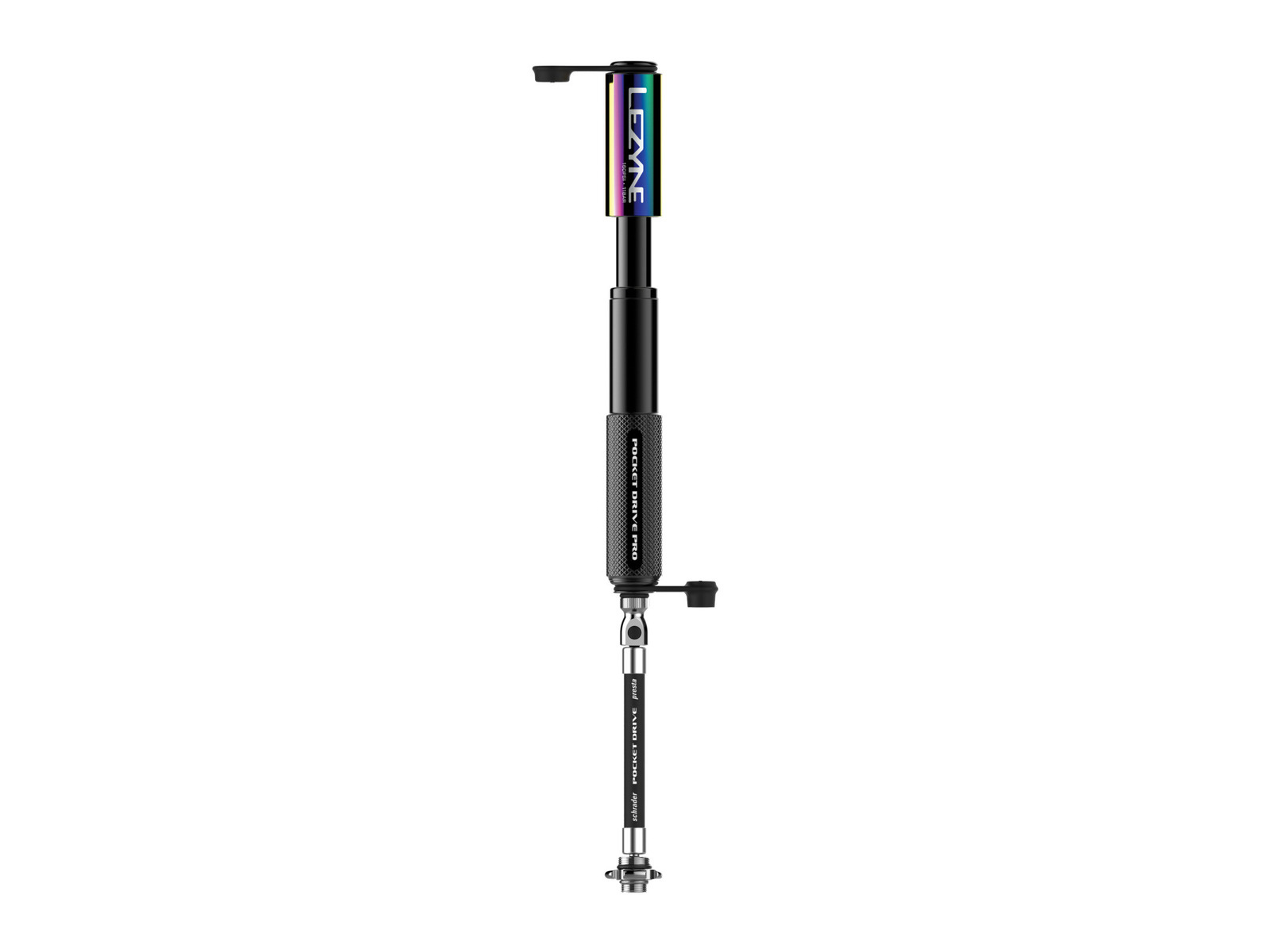 Lezyne Pocket Drive Pro käsipump, must-metallik - Image 2