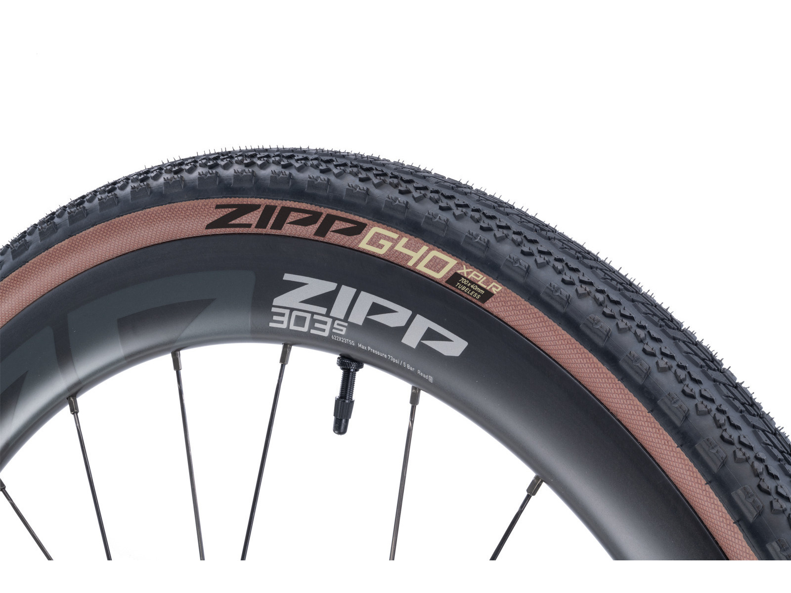 Zipp G40 XPLR väliskumm 700x40c, tubeless, must-tan