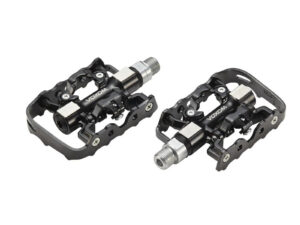 Voxom Pe18 SPD-pedaalid, kahepoolsed, must