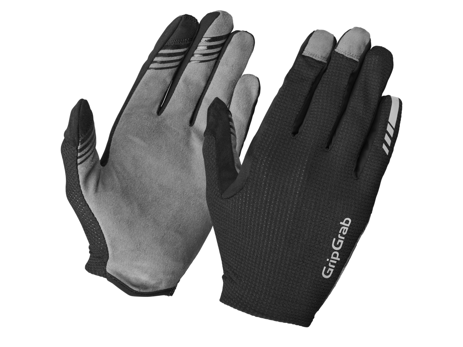 GripGrab PACR InsideGrip täispikkade sõrmedega suvekindad, mustad