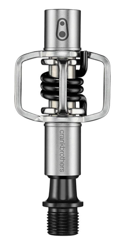 Crankbrothers Eggbeater 1 pedaalid, hõbedane/must, must vedru