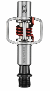 Crankbrothers Eggbeater 1 pedaalid, hõbedane/must, punane vedru