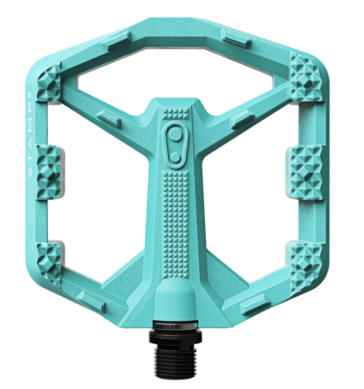 Crankbrothers Stamp 0 pedaalid, väike (small), türkiissinine