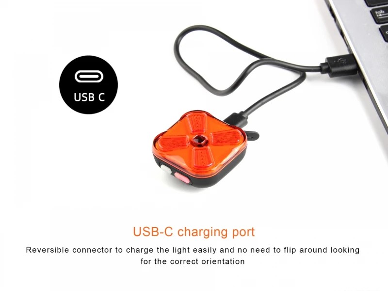Tagatuli RAVEMEN CL06 USB COB 50lms auto brake - Image 4