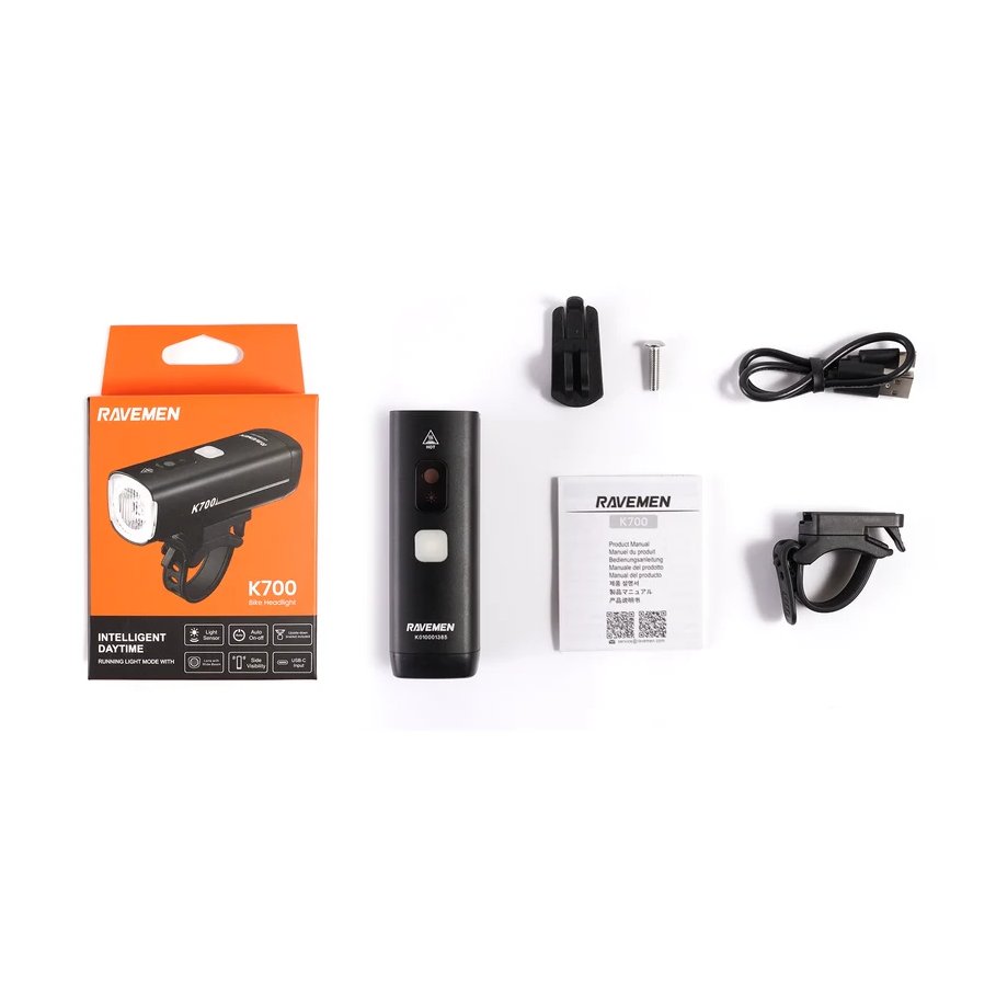 Esituli RAVEMEN K700 700 lm USB automaatne sisse/välja lülitus ja heledus - Image 3