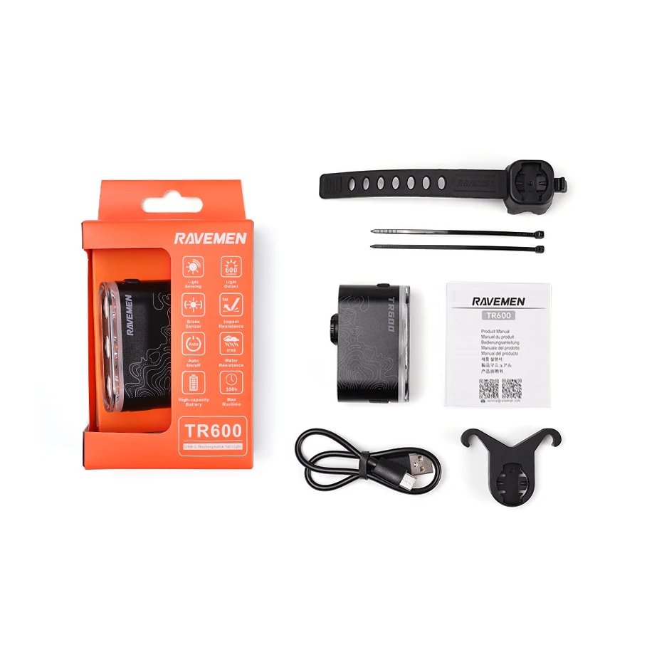 Tagatuli RAVEMEN TR600 lms USB auto on/off/brake/light - Image 2